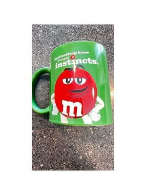 M&M's green mug 16oz